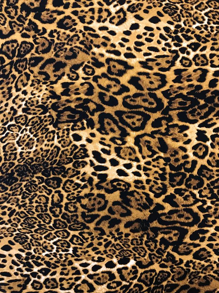 Cotton Poplin Leopard 